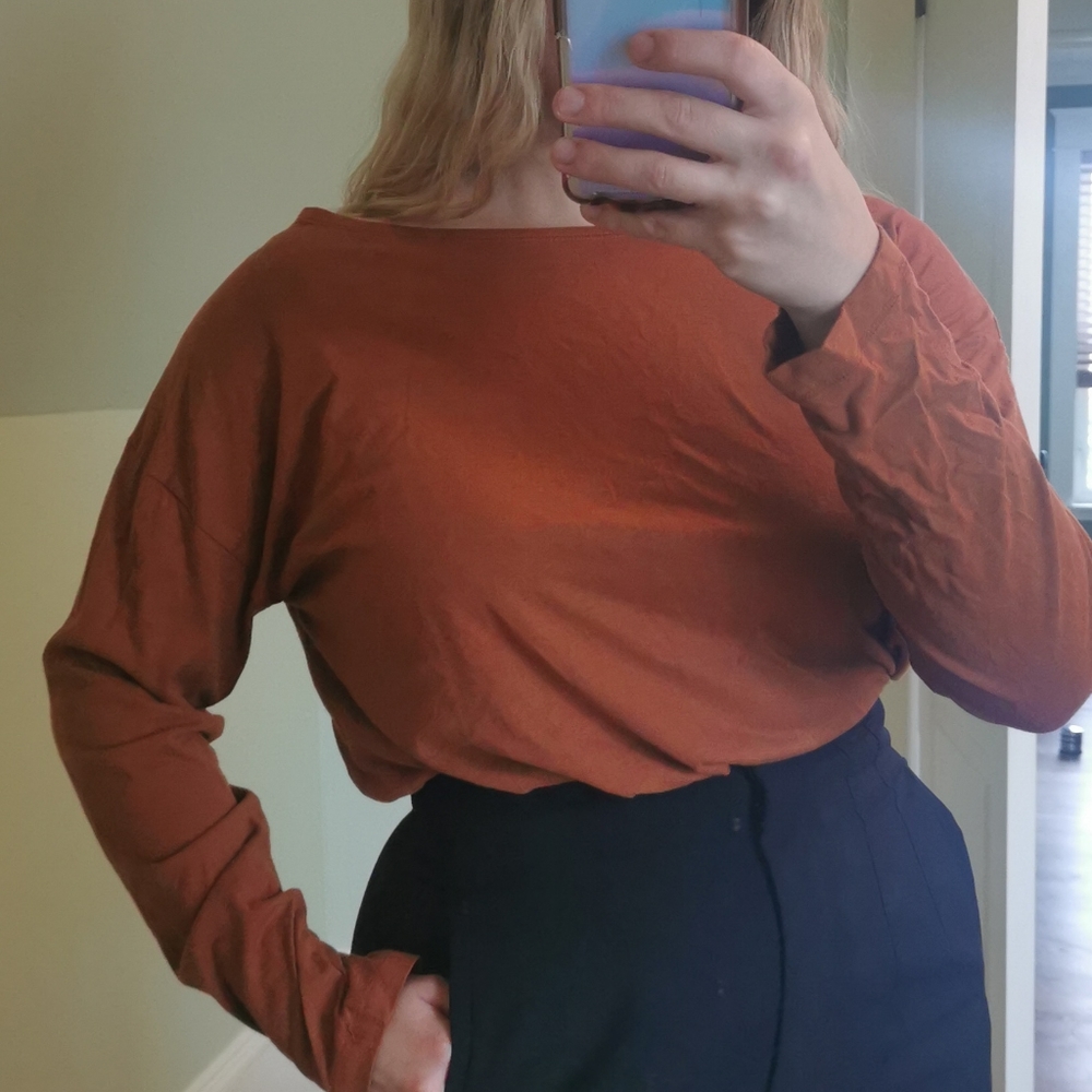 Boat neck top